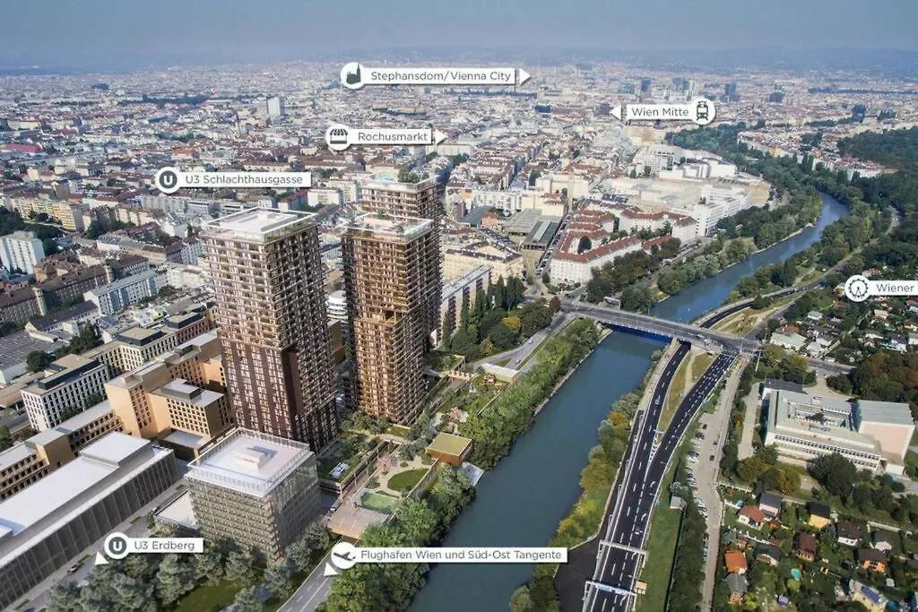Apartamento Royal Swan Skyline, Wien